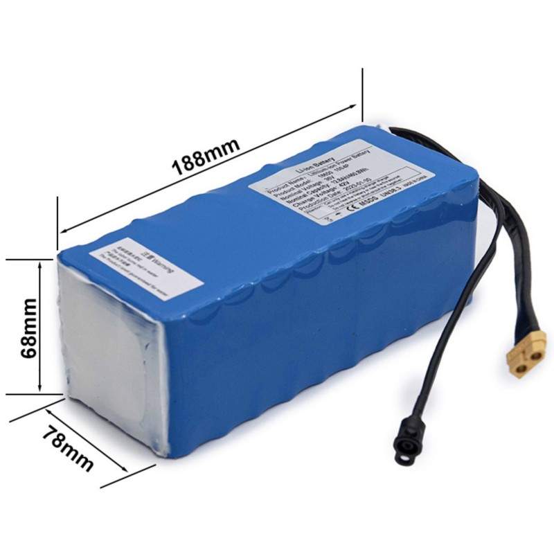 Externá prídavná batéria 36v 12800mah pre elektrokolobežku alebo elektrobicykel  - 2 Externá prídavná batéria 36v 12800mah pre e