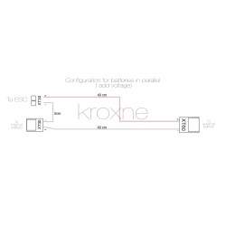 Cablu de conectare serial pentru baterie externa compatibil cu scuter, bicicleta electrica sau similar  - 2 Cablu de conectare s