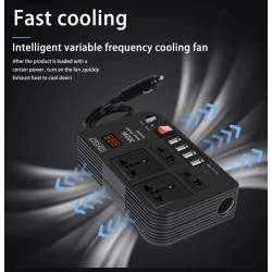 Inverter iz 12v v 220v za polnjenje skuterja ali električnega kolesa v avtodomu / kamperju  - 1 Inverter iz 12v v 220v za polnje