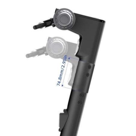 Hosszabbító a kormány magasságának növeléséhez a Ninebot Max G30, G2, G65 vagy hasonló készülékeken. Segway - Ninebot - 1 Hossza