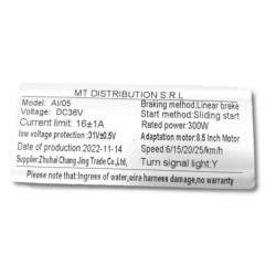 ESC ou unité de contrôle pour scooter électrique Aprilia eSRZ - contrôleur d'origine 36V  - 2  