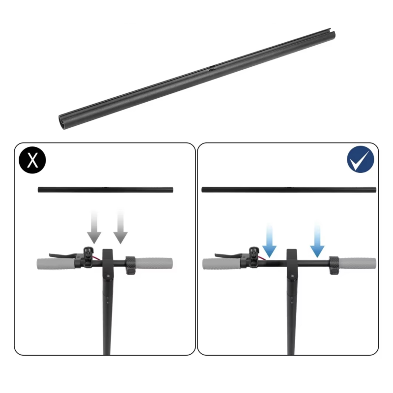52cm förlängt styre för Xiaomi, Ninebot eller liknande elskotrar.  - 2 52cm förlängt styre för Xiaomi, Ninebot eller liknande el