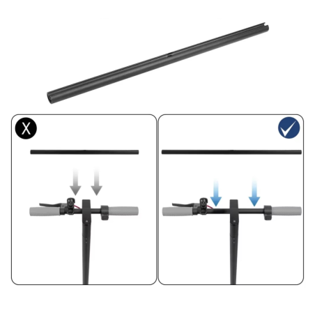 52 cm-re meghosszabbított kormány Xiaomi, Ninebot vagy hasonló elektromos robogókhoz.  - 2 52 cm-re meghosszabbított kormány Xia