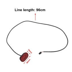 Lampka tylna na błotnik do hulajnogi Xiaomi Scooter 4 Ultra lub podobnej  - 3 Lampka tylna na błotnik do hulajnogi Xiaomi Scoote