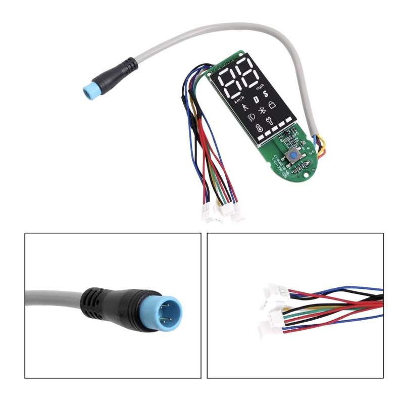 Ovládací panel - obrazovka pre Xiaomi Pro, Pro2, Essential s dvoma nezávislými káblami pre brzdovú páku  - 3 Ovládací panel - ob