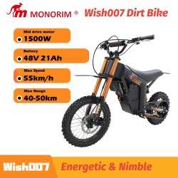 Monorim e-Moto Electric Wish007, 55 km/u, 1500 W motor, 21Ah accu, verstelbare hydraulische vering Monorim - 6 Monorim e-Moto El