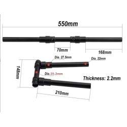 Aluminiowa kierownica składana pod kątem 90 stopni  - 17 Aluminiowa kierownica składana pod kątem 90 stopni
Łatwe składanie kier