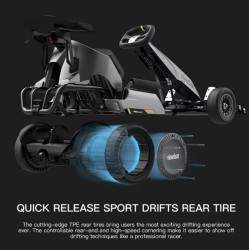 Drifto padangos Ninebot Gokart Pro, GoKart Kit ir Gokart Lamborghini - Ninebot S Max Segway - Ninebot - 5 
Suderinamos su Ninebo