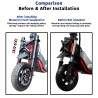 Perednia pidviska Monorim-ZT3 dlya elektro samokata Segway ZT3 Pro - upgrade kit Monorim - 7 
Sumisnist: perednia pidviska Monor