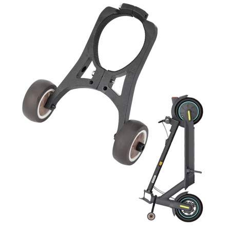 Metallikó stírigma me syrómenous trochoús gia ilektriká skoúter Xiaomi, seirá Segway F/D, Ninebot Max Series í parómoia  - 5 Met