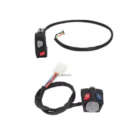 Claxon si buton far pentru motocicleta KTM EXC XCW EXCF TPI 125 150 200 250 350 450 500 525 Husqvarna  - 3  