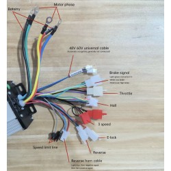 DIY 48-72v 3000w børsteløst motorsett for quad, scooter, sykkel eller motorsykkel KROXNE - 23  