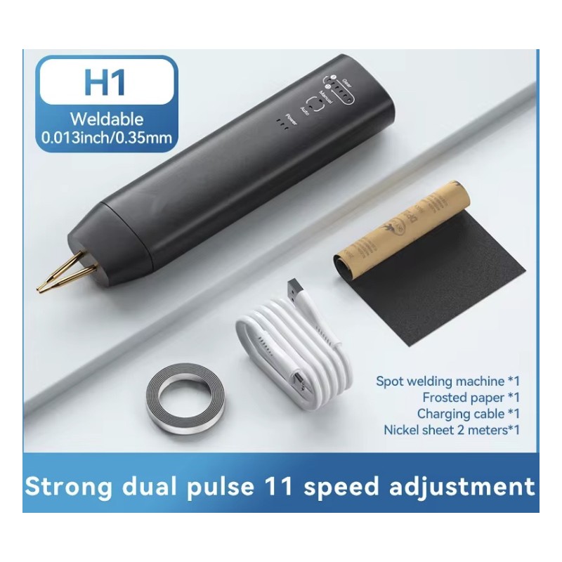 Poste à souder par points portatif H1 avec 11 et H2 avec 90 modes réglables pour batteries au lithium KROXNE - 1  