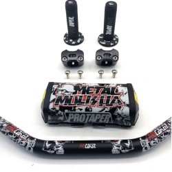 Racestuur, professionele handvatten voor fietsen, ATV, Quad 1-1/8" Kayo BSE CRF KLX KROXNE - 2  