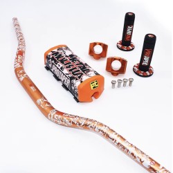 Lenktynių vairas, profesionalios rankenos dviračiams, keturratis, Quad 1-1/8" Kayo BSE CRF KLX KROXNE - 6  