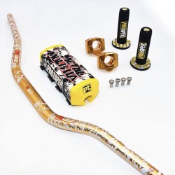 Manubrio racing, manopole professionali per moto, ATV, Quad 1-1/8" Kayo BSE CRF KLX KROXNE - 8  