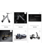 U ovom odjeljku možete pristupiti vozilima, dijelovima, poboljšanjima, dijelovima i ažuriranjima po marki i modelu električnog vozila.